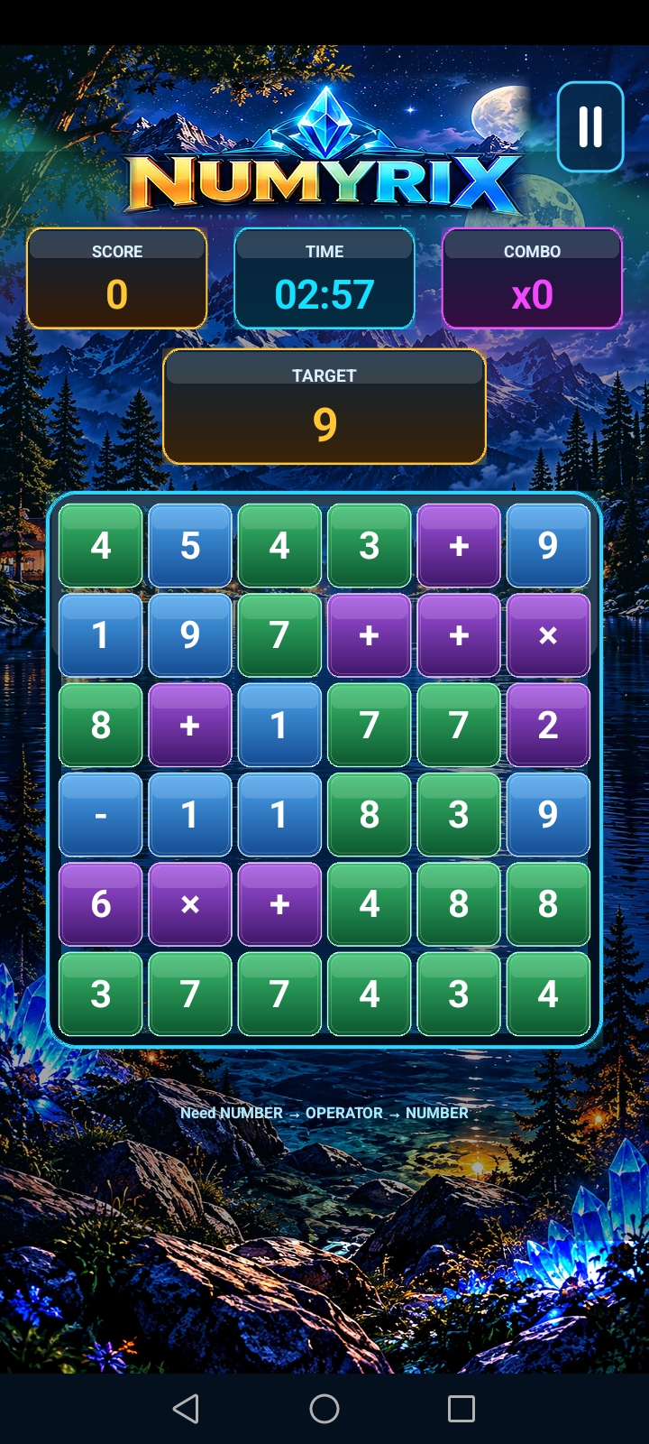 NUMYRIX gameplay