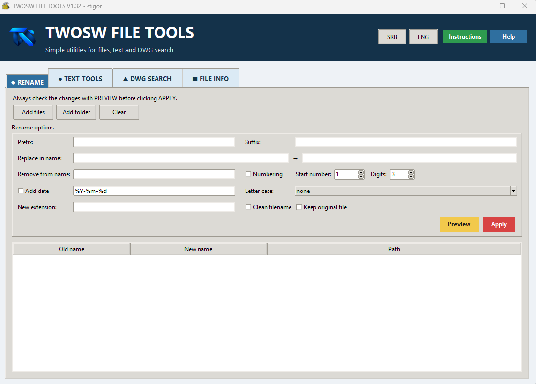 TWOSW FILE TOOLS PREIMENUJ